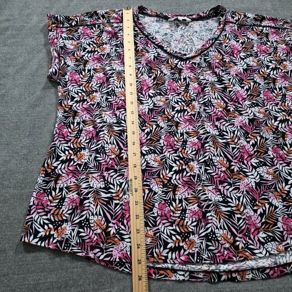 Top Women 2X Lot of 2 AE In Every Story Northern Reflections Floral Soft Cottage - Picture 13 of 16